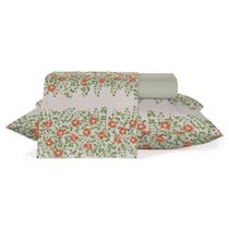 Jogo Cama Casal Teka Diamante 150 Fios 100 % Algodão