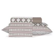 Jogo Cama Casal Teka Diamante 150 Fios 100 % Algodão