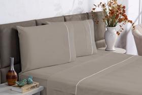 Jogo cama charme p. palito solteiro 2 pecas - bege Jogo cama charme p. palito solteiro 2 pecas - bege