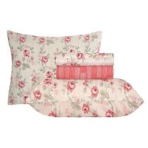 Jogo Cama Duplo Casal 4 Peças 140 Fios 250X220Cm Olinda Jogo Cama Duplo Casal 4 Peças 140 Fios 250X220Cm Olinda