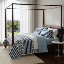 Jogo Cama Duplo Queen 4 Pças Akira Realce Premium 240x250cm