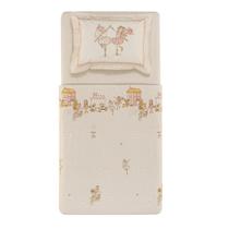 Jogo Cama Infantil Solteirão 3 Pcs Algodão 200 Fios Daisy