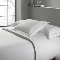 Jogo Cama King 200 Fios Festone Classic Kacyumara Branco /