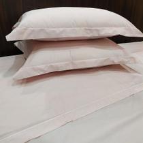 Jogo Cama King 200 Fios Festone Classic Kacyumara Rose /