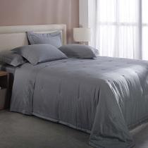 Jogo Cama King 300 Fios Damask Square Cinza Buddemeyer Jogo Cama King 300 Fios Damask Square Cinza Buddemeyer
