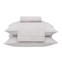 Jogo Cama King 4pcs 180 fios Basic Percalle Bege Buddemeyer Jogo Cama King 4pcs 180 fios Basic Percalle Bege Buddemeyer