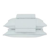 Jogo Cama King 4pcs 180 fios Basic Percalle Verde Buddemeyer Jogo Cama King 4pcs 180 fios Basic Percalle Verde Buddemeyer