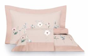 Jogo Cama King Petit Flora Cetim Sublime 300 Fios Altenburg