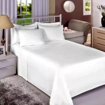 Jogo Cama King Size Branco Premium 200 Fios Estamparia Jogo Cama King Size Branco Premium 200 Fios Estamparia