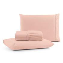 Jogo Cama Lençol Bali King Percal 180 Fios 100% Algodão Jogo Cama Lençol Bali King Percal 180 Fios 100% Algodão