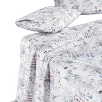 Jogo Cama Lençol Casal e Percale 200 Fios 4 Peças