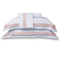 Jogo Cama Lençol King 300 Fios Naturalle St Germain Rosa