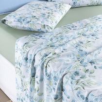 Jogo Cama Lençol Maris King Percalle 200 Fios 4 Peças Verde