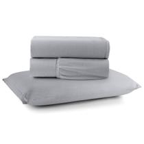 Jogo Cama Lençol Sereno Solteiro 3 Peças Em Malha Algodão Jogo Cama Lençol Sereno Solteiro 3 Peças Em Malha Algodão