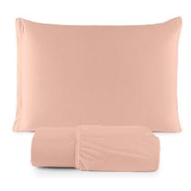 Jogo Cama Lençol Sereno Solteiro Em Malha Algodão 2 Peças