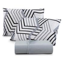 Jogo Cama Lençol Sonho Bom King Em Malha Algodão 3 Peças