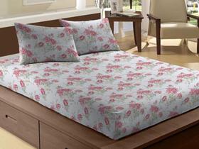 Jogo cama microfibra duplo 4 pçs queen camesa