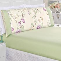 Jogo Cama Naturale Casal Queen Micropercal Floral