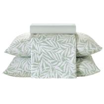 Jogo Cama Palmira Dohler Queen 4 Peças 100% Algodão 130 Fios Jogo Cama Palmira Dohler Queen 4 Peças 100% Algodão 130 Fios