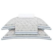 Jogo Cama Queen 300 Fios Buddemeyer Lanvin Azul