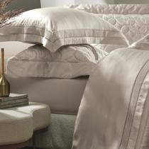 Jogo Cama Queen Altenburg 300 Fios Bordado 04 Peças Unita Bambu