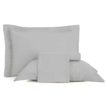 Jogo Cama Queen Altenburg 300 Fios Sublime Ponto Ajour Cinza Jogo Cama Queen Altenburg 300 Fios Sublime Ponto Ajour Cinza