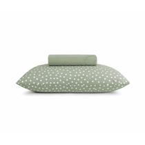 Jogo cama simples 2pçs - solteiro - bits verde - bom sono Jogo cama simples 2pçs - solteiro - bits verde - bom sono