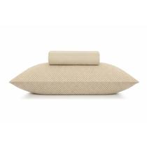 Jogo cama simples 2pçs toque acetinado - solteiro - slim porcelana - bom sono