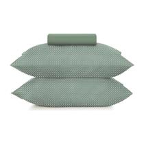 Jogo cama simples 3pçs toque acetinado - casal - slim organic - altenburg