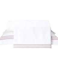 Jogo Cama Sofisticato Queen Lavive 400 Fios 100% Algodão Cor:Branco/Rosê Jogo Cama Sofisticato Queen Lavive 400 Fios 100% Algodão Cor:Branco/Rosê