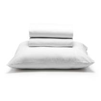 Jogo Cama Solteiro 3 pc Algodão 130 Fios Branco Estamparia Jogo Cama Solteiro 3 pc Algodão 130 Fios Branco Estamparia