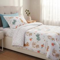 Jogo Cama Solteiro 3 Peças Fluffy Sofisticata Jogo Cama Solteiro 3 Peças Fluffy Sofisticata