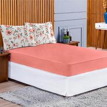 Jogo cama solteiro estampado malha algodão elastico lençol box