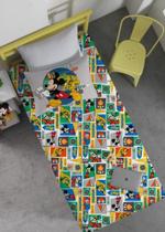 Jogo Cama Solteiro Infantil Disney Mickey Go - PORTALLAR Jogo Cama Solteiro Infantil Disney Mickey Go - PORTALLAR