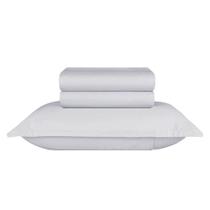 Jogo Cama Solteiro King 1,20M 300 Fios Basic Naturalle Prata Jogo Cama Solteiro King 1,20M 300 Fios Basic Naturalle Prata