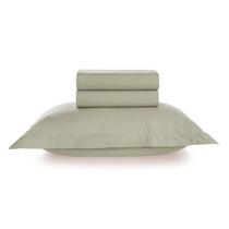 Jogo Cama Solteiro Liss 180 Fios 100% Algodão Karsten Menta