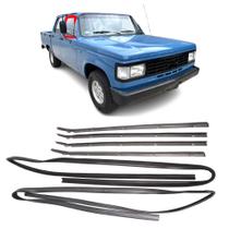 Jogo Canaleta Com Pestana Porta Direita e Esquerda Chevrolet D20 1985 a 1997 / Veraneio 1985 a 1994 / Bonanza 1989 a 1994 Borrachauto
