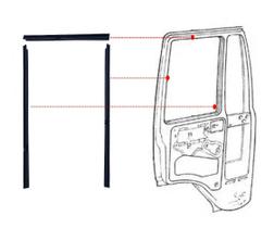 Jogo Canaleta Porta Caminhão FD Cargo Até 2010 Jogo Canaleta Porta Caminhão FD Cargo Até 2010