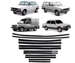 Jogo Canaletas C/pestana 76/87 12 peças FIAT 147 Europa Fiorino Spazio Panorama (566 Jahu)