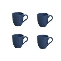 Jogo Caneca Orgânico Stoneware Boreal 273ml Kit 4 Peças