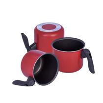 Jogo Canecão Leiteira Fervedor 12cm/ 14cm/ 16cm Antiaderente Teflon