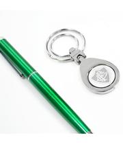 Jogo Caneta De Metal Touchscreen Com Chaveiro - Fluminense