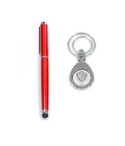 Jogo Caneta De Metal Touchscreen Com Chaveiro - Vitória