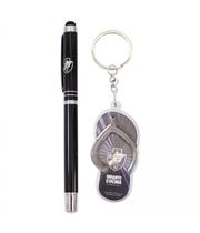 Jogo Caneta Metal Touch Screen Chaveiro Chinelo - Vasco