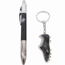 Jogo Caneta Roller Ball De Metal Com Chaveiro - Vasco