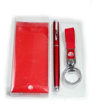 Jogo Caneta Touchscreen De Metal Com Chaveiro - Náutico