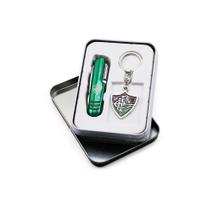 Jogo Canivete De Metal Com Chaveiro Fluminense