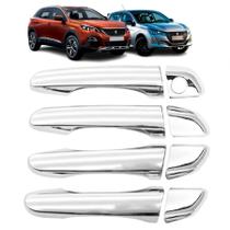 Jogo Capa Aplique Maçaneta Tuning Peugeot 208 2022 2023 2024 Peugeot 3008 2020 2021 2022 2023 2024 - 4 Portas