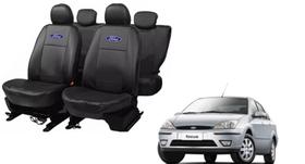 Jogo capa banco couro Focus 98-10 proteção rasgo e sujeira líquidos