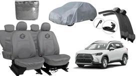 Jogo capa couro Corolla Cross + limpador de vidro Jogo capa couro Corolla Cross + limpador de vidro